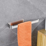 porte serviettes mural fixe moderne acier inoxydable noir blanc facileintérieur décoration ornement domestique