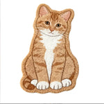tapis acrylique antidérapant chat orange blanc moderne chambre salle bain porte sol
