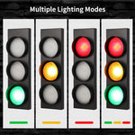 lampe signalisation murale moderne télécommande rouge jaune vert led noir