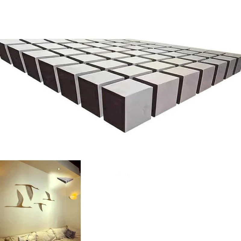 autocollants muraux 3d effet illusion optique motif labyrinthe gris contemporain adhésif amovible salon beautification