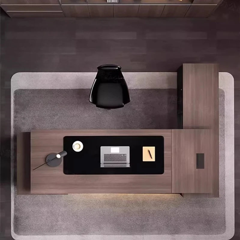 moderne bois marron foncé minimaliste tapis assemblage facile adaptable pdg