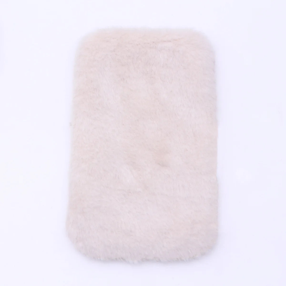 tapis rond rectangle peluche douce moderne bleu clair rose beige blanc