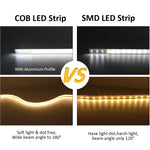 ruban led flexible 12v 24v 608 led blanc jaune adhésif moderne haute densité