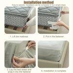 supports drap adhésifs invisibles anti dérapants moderne pièces gris blanc fixations chambre coucher