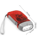 lampe dynamo rechargeable led rouge bleu jaune transparent utilitaire campingextérieur