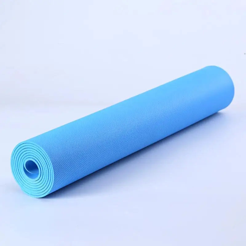 tapis yoga bleu moderne 3mm eva texture maille anti dérapant fitness yoga pilates