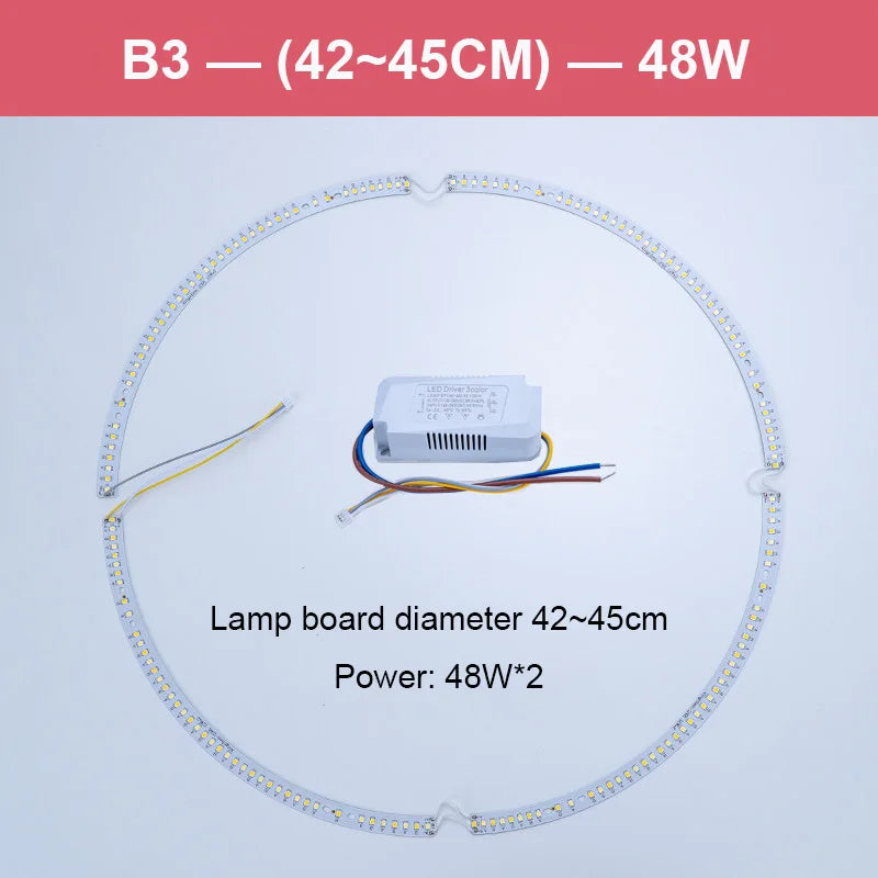 plaque led circulaire blanche ventilateur magnets ruban adhésif moderne