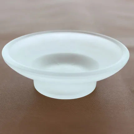 support savon salle bain moderne verre transparent accessoires toilette cosmétique