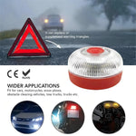 lampe signalisation rechargeable urgence orange blanche aimantée clignotante automatique sécurité moderne compact