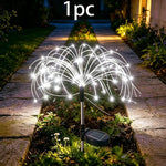 lumières solaires feux d'artifice multicolores modernes extérieur autoinstallables scintillantes vacances led jardin