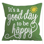 housse coussin polyester motif fleur blanche moderne 40x40cm 45x45cm 50x50cm 60x60cm