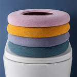 couvre siège toilette violet orange rose bleu microfibre douce adhésif motifs animaux écureuil castor