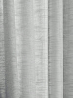 rideau gris semi transparent texture lin polyester moderne anneaux salon chambre coucherhôtelcafébureau