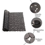 tapis salle bain douche galets antidérapant motifs ronds drainage ventouses moderne minimaliste