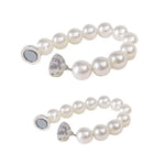 bracelet aimant blanc classique opacique 40cm 25cm traditionnel bijoux fantaisie