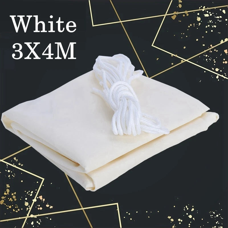 toile poly coton jaune beige bleu nuit motifs géométriques moderne résistant eau clips fixation