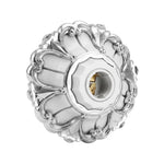 socle lampe argenté ornements floraux classique douille e27 e26 vintage support plafonnier décoration rétro