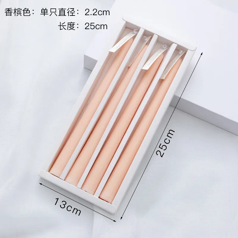 support bougie transparent moderne raisonné injection molding gradient couleur décoration ambiance