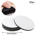 adhésifs antislip velcro antidérapants réutilisables noir blanc salle bain sécurité écologiques trapèze forme