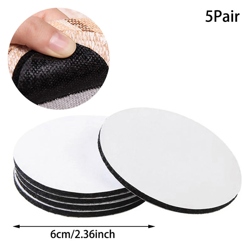 adhésifs antislip velcro antidérapants réutilisables noir blanc salle bain sécurité écologiques trapèze forme