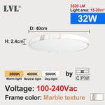 plafonnier led marbre blanc moderne éclairage quotidien facile flux lumineux ajustable certifié rohs