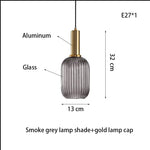 suspension lumineuse moderne vert rayures opacité câble noir gris beige chambre salon