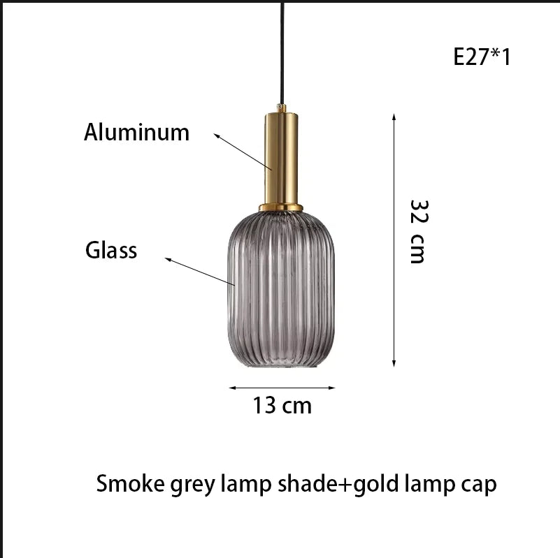 suspension lumineuse moderne vert rayures opacité câble noir gris beige chambre salon