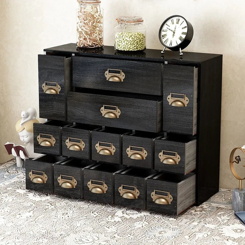 boîtes rangement tiroirs bois naturel vintage rustique organisation accessoires tête oreille toy.storage
