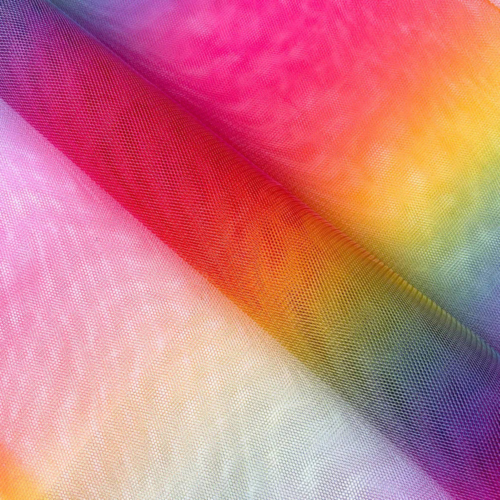 tulle multicolore rayures horizontales polyester moderne robe féminine rapide respirant anti moisissure occasionnelle scène