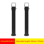 supports pied lit métal fer noir vis serrage industriel meubles réglables hauteur ajustable fond