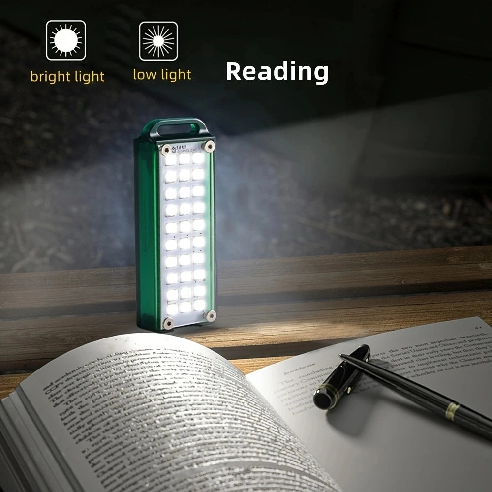 lampe led rechargeable usb porte cle portable camping randonnee sac dos lumiere intense blanc