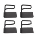 support balance salle bains blanc clips moderne rangement mur accroches sangles organisation kitchen accessories
