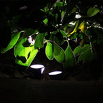 éclairage solaire extérieur moderne 12 piquets lumineux noir ip65 led contemporain