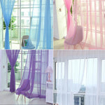 rideaux tissu plissé vertical modernes couleurs vives translucides fenêtre decoration maison