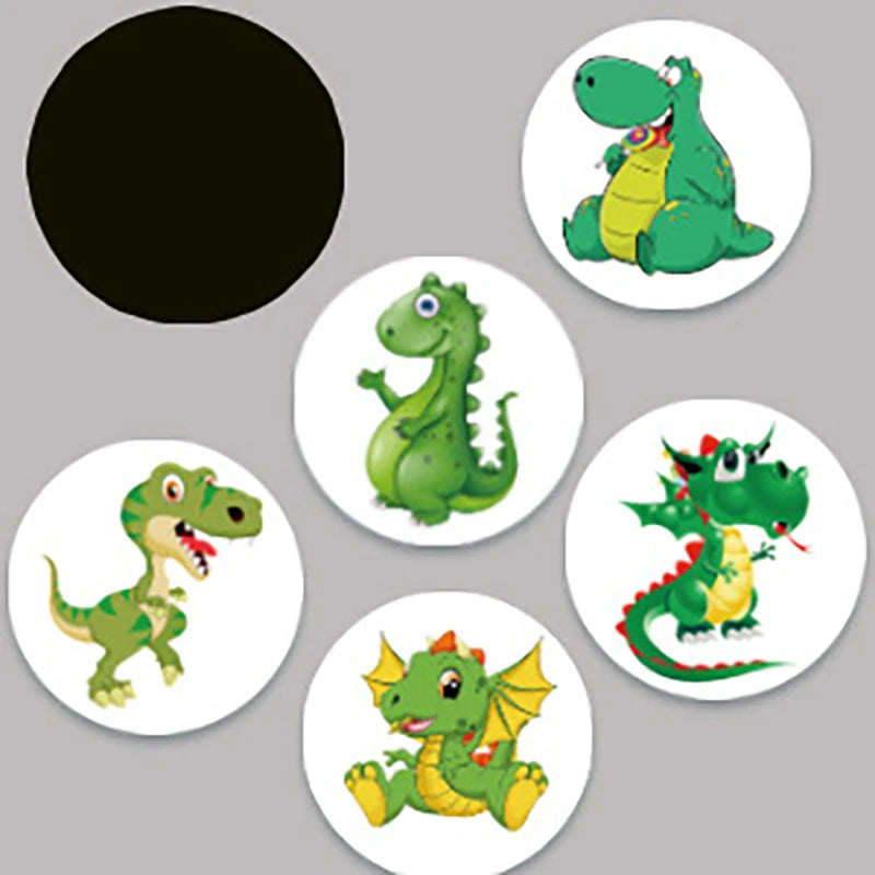 stickers adhésifs animaux cartoon marine vie marine enfants urinoirs éducatifs thermochromiques étanches