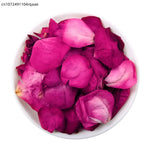 décoration intérieure mini roses séchées naturelles artisanales rouge vert maison fête anniversaire