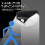 lampe murale solaire noire moderne capteur mouvement plastique mat 100ledextérieur