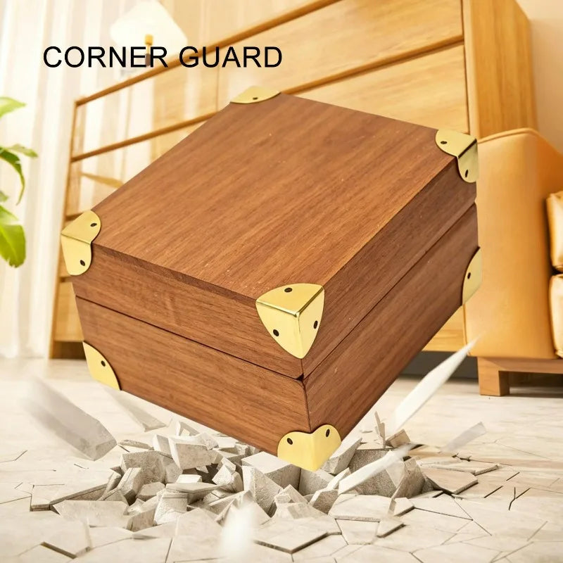 protège coins métal noirs 40 pièces vis modernes bricolage bois