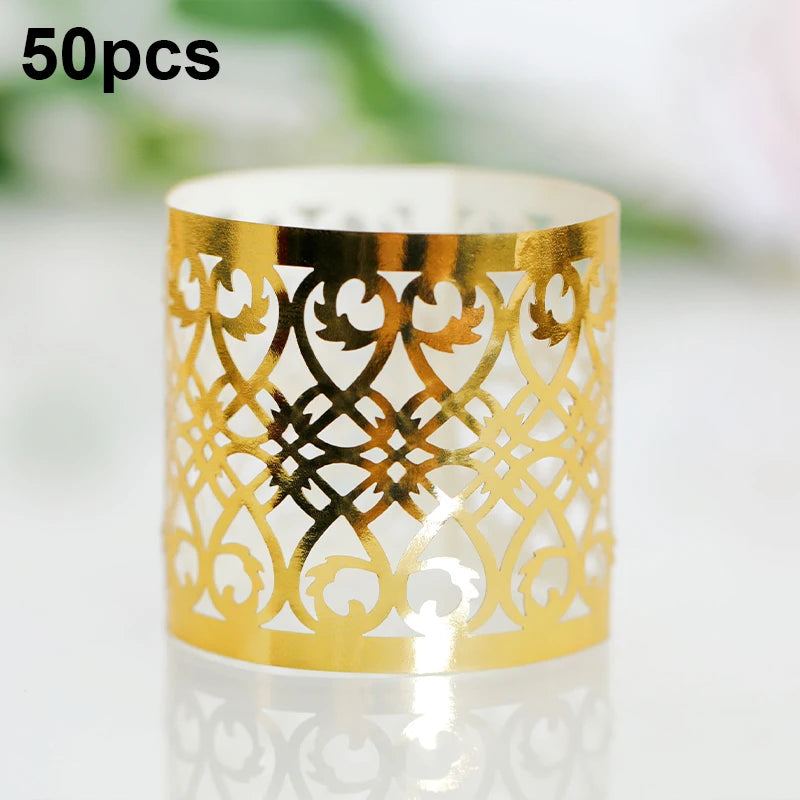 bracelets dorés ornements floraux élégants adhésifs vintage set 10 pièces