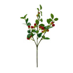 décoration intérieure bouquets branches baies rouges feuilles vertes artificielles naturelles occasion fête maison