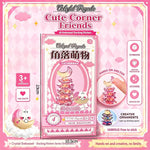 jouets construction 3d multicolores motifs animaux textures brillantes adhésif kawaii enfantin pièces base plate