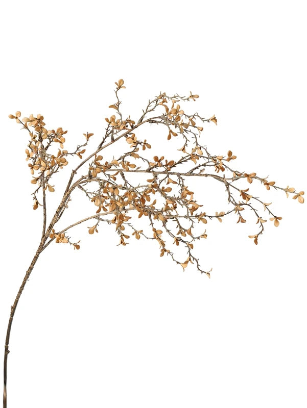 branche artificielle feuilles simples vase décoration intérieure naturelle minimaliste noir jaune rose violet bleu