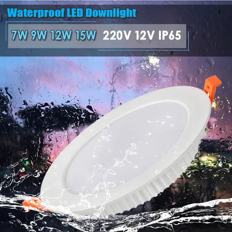 spot led encastrable étanche blanc moderne salle bain cuisine extérieur extérieur