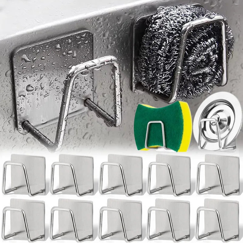 porte savon acier inoxydable argenté moderne adhésif pratique savon grattoir planche découpe