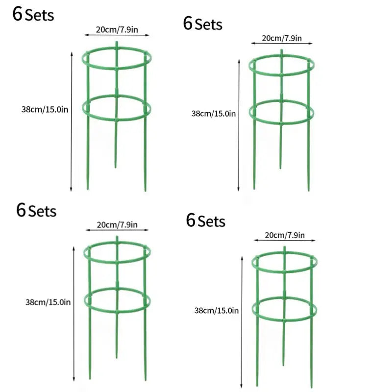 supports plante plastique vert moderne clips orchidées roses 12 sets 18 sets 24 sets
