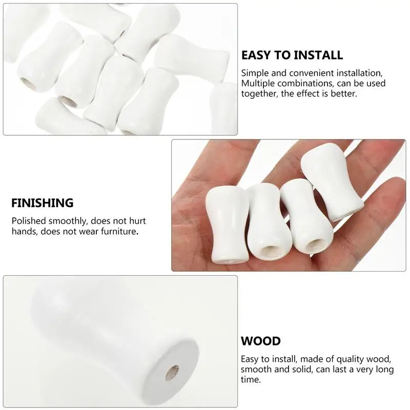 corde stores blancs modernes cm cm bois anneaux boucles rideaux