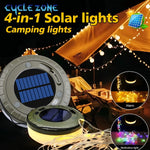 lampe camping solaire guirlande lumineuse led multiple modes charge type