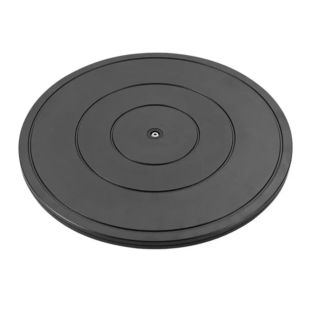 support rond moderne noir texture géométrique adhésif opacité plateau tournant 360 degrés diamètre 20