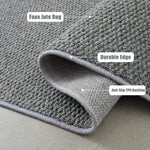 tapis moderne beige gris antidérapant scénique durable entrée couloir bain polyester