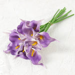bouquet fleurs artificielles calla blanches vase décoration mariage fête maison